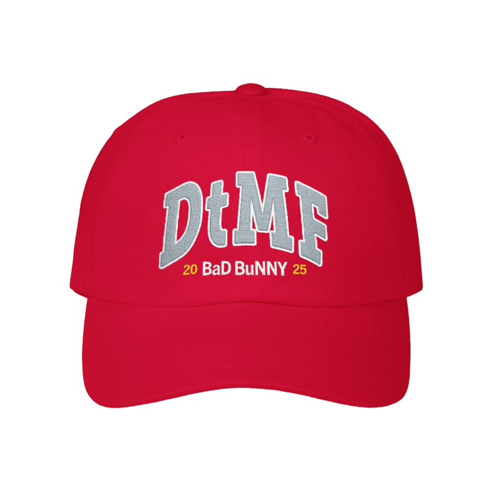 DTMF Tour Merch - Embroidered Red Cap