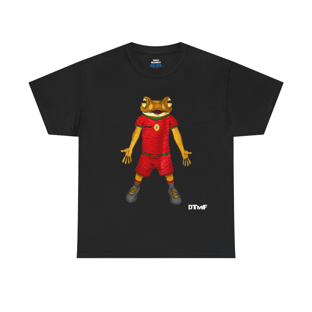 DTMF Tour Merch - World Tour Lisbon Black Futbol Tee